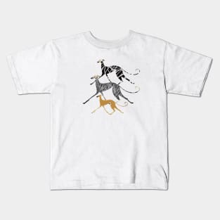 Sighthound Ink Art Kids T-Shirt